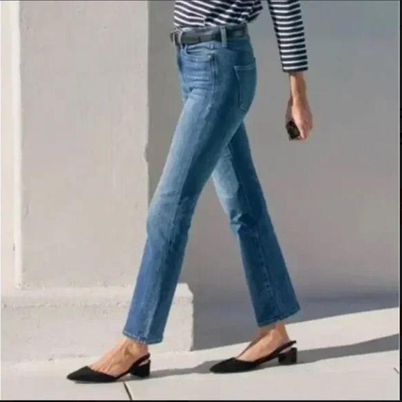 AYR The Pop Jeans, Straight Leg Frayed Hem, 30 Short - Picture 14 of 14